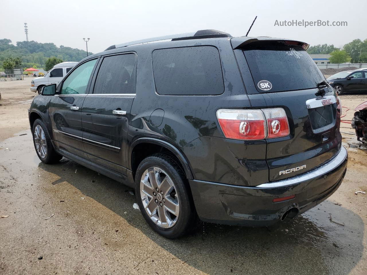 2012 Gmc Acadia Denali Черный vin: 1GKKRTED4CJ292170