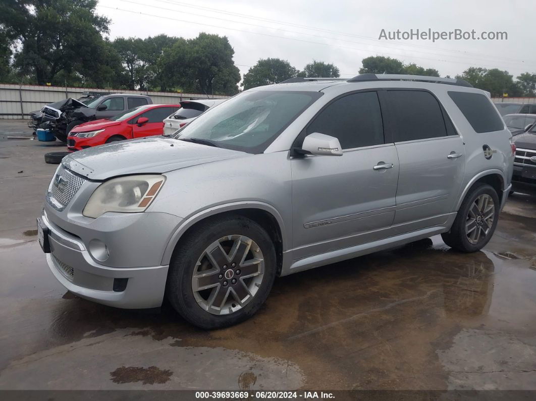 2012 Gmc Acadia Denali Silver vin: 1GKKRTED4CJ298521