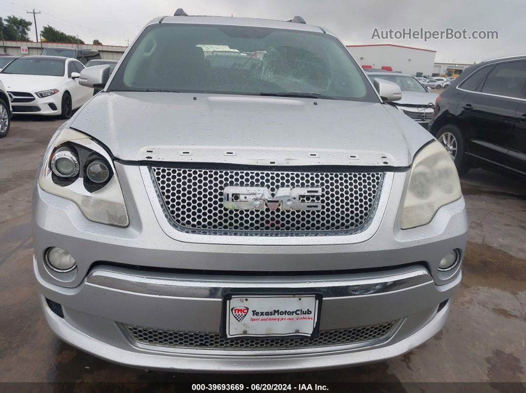 2012 Gmc Acadia Denali Silver vin: 1GKKRTED4CJ298521