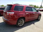 2012 Gmc Acadia Denali Red vin: 1GKKRTED4CJ370298