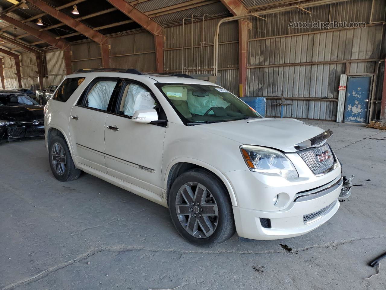 2012 Gmc Acadia Denali Белый vin: 1GKKRTED4CJ394648