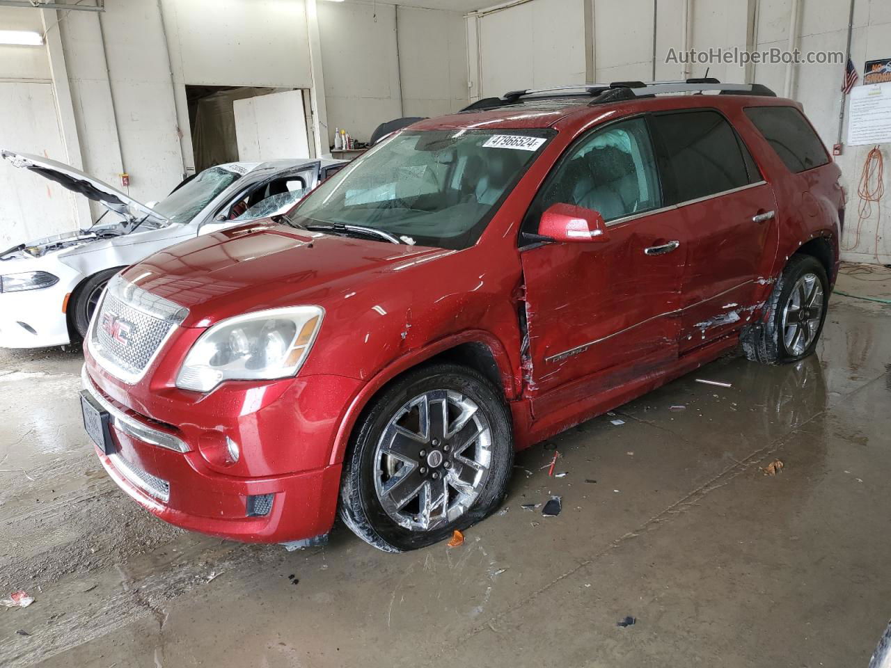 2012 Gmc Acadia Denali Maroon vin: 1GKKRTED6CJ153366