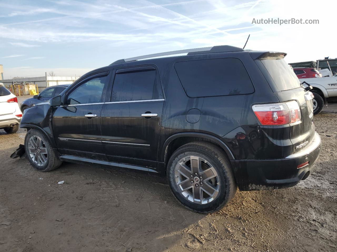 2012 Gmc Acadia Denali Черный vin: 1GKKRTED6CJ250227