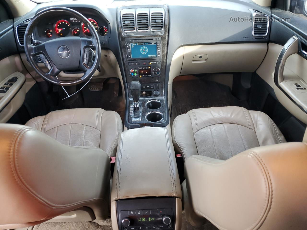 2012 Gmc Acadia Denali Черный vin: 1GKKRTED6CJ250227