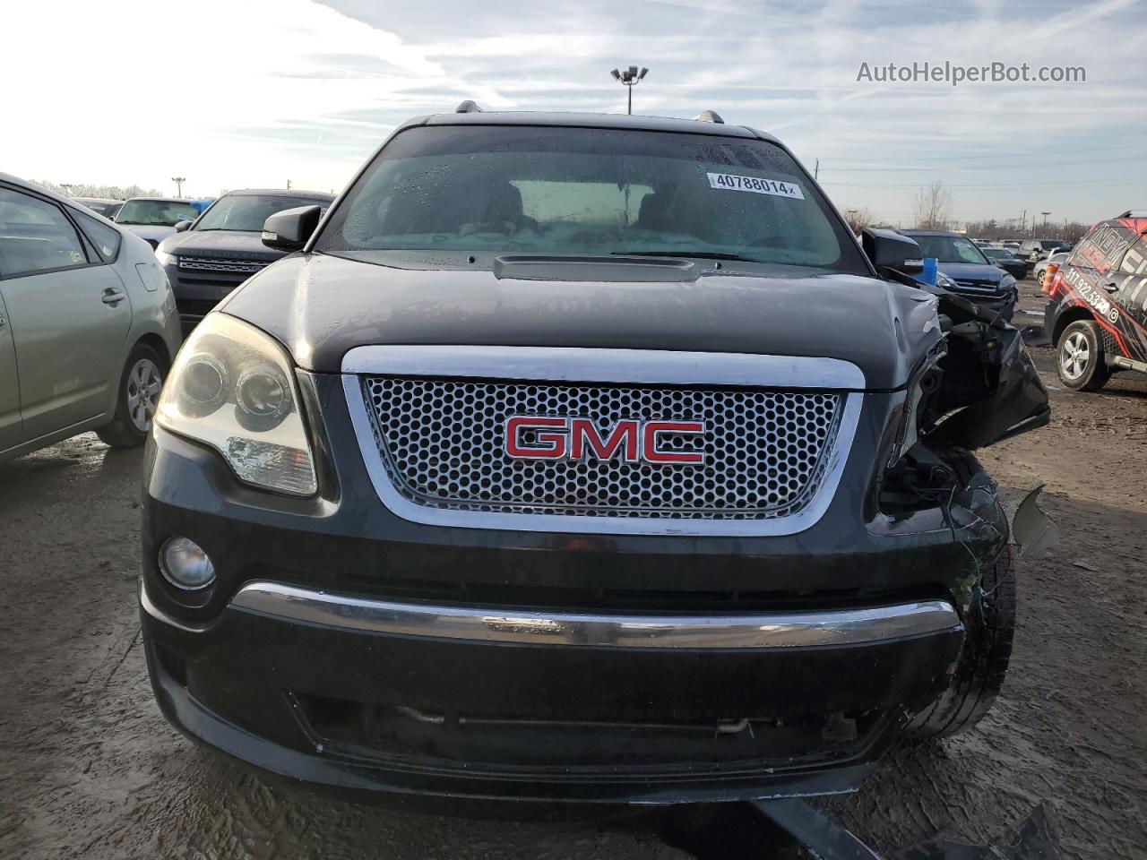 2012 Gmc Acadia Denali Black vin: 1GKKRTED6CJ250227