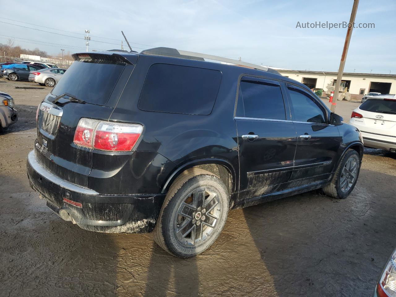 2012 Gmc Acadia Denali Черный vin: 1GKKRTED6CJ250227