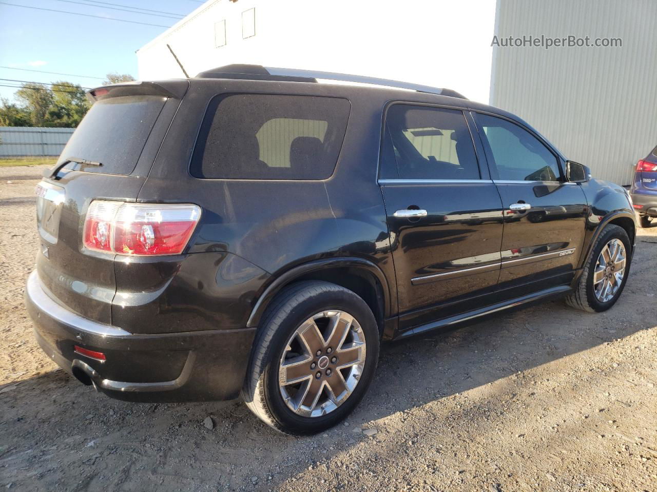 2012 Gmc Acadia Denali Black vin: 1GKKRTED7CJ251628