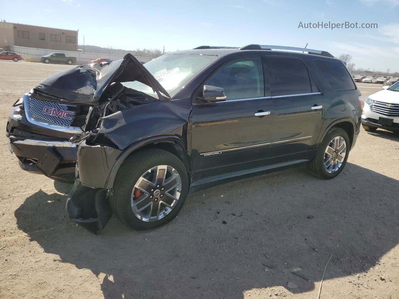 2012 Gmc Acadia Denali Black vin: 1GKKRTED7CJ406789