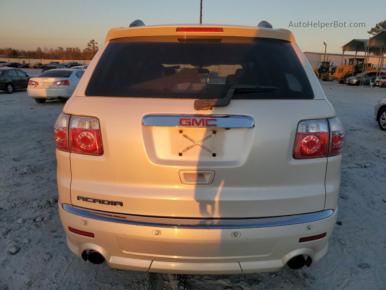 2012 Gmc Acadia Denali White vin: 1GKKRTED8CJ240265