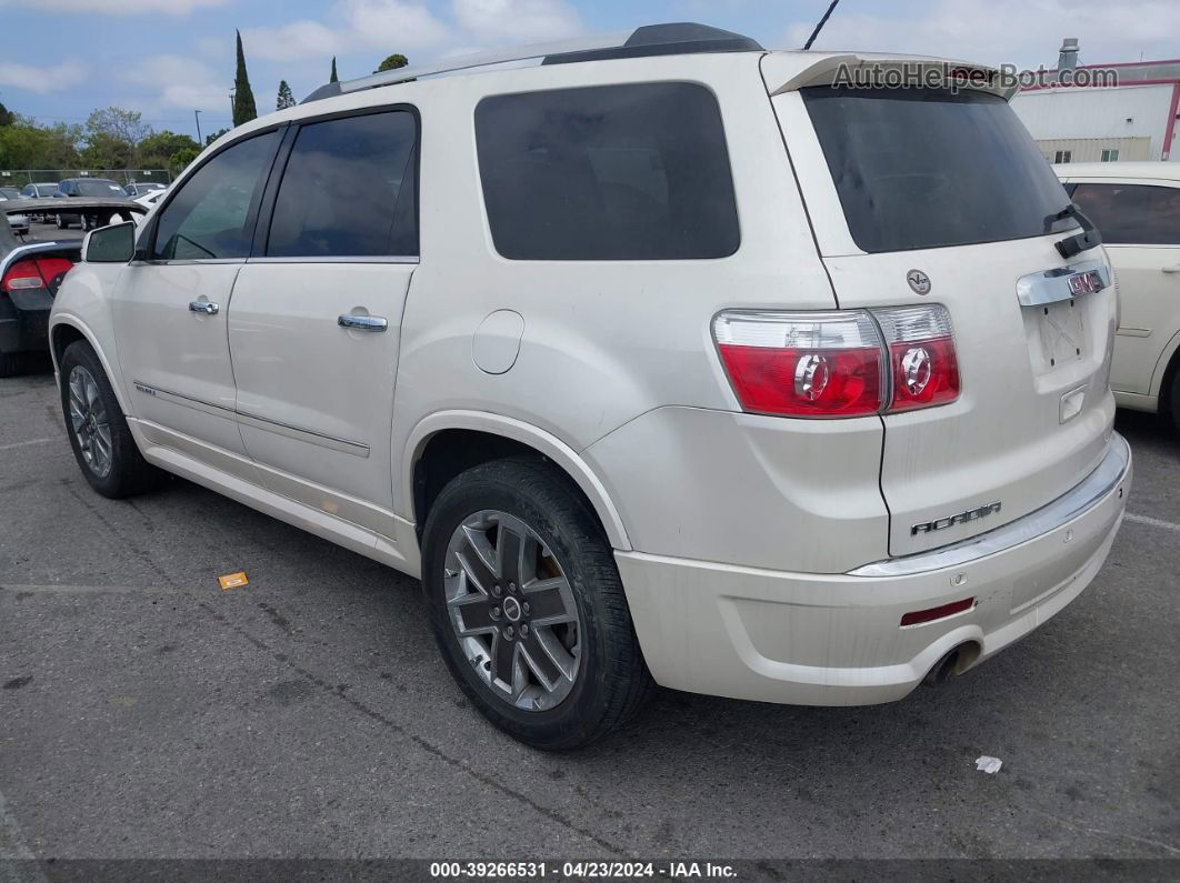 2012 Gmc Acadia Denali Cream vin: 1GKKRTED8CJ272777