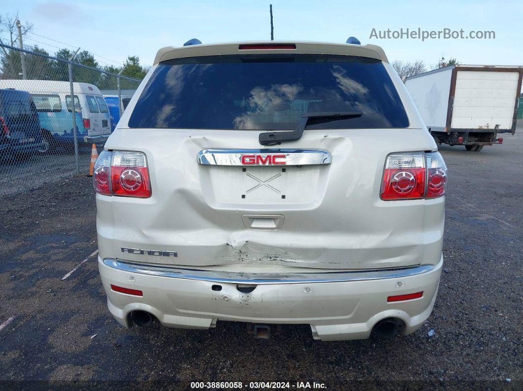 2012 Gmc Acadia Denali Белый vin: 1GKKRTED8CJ287831