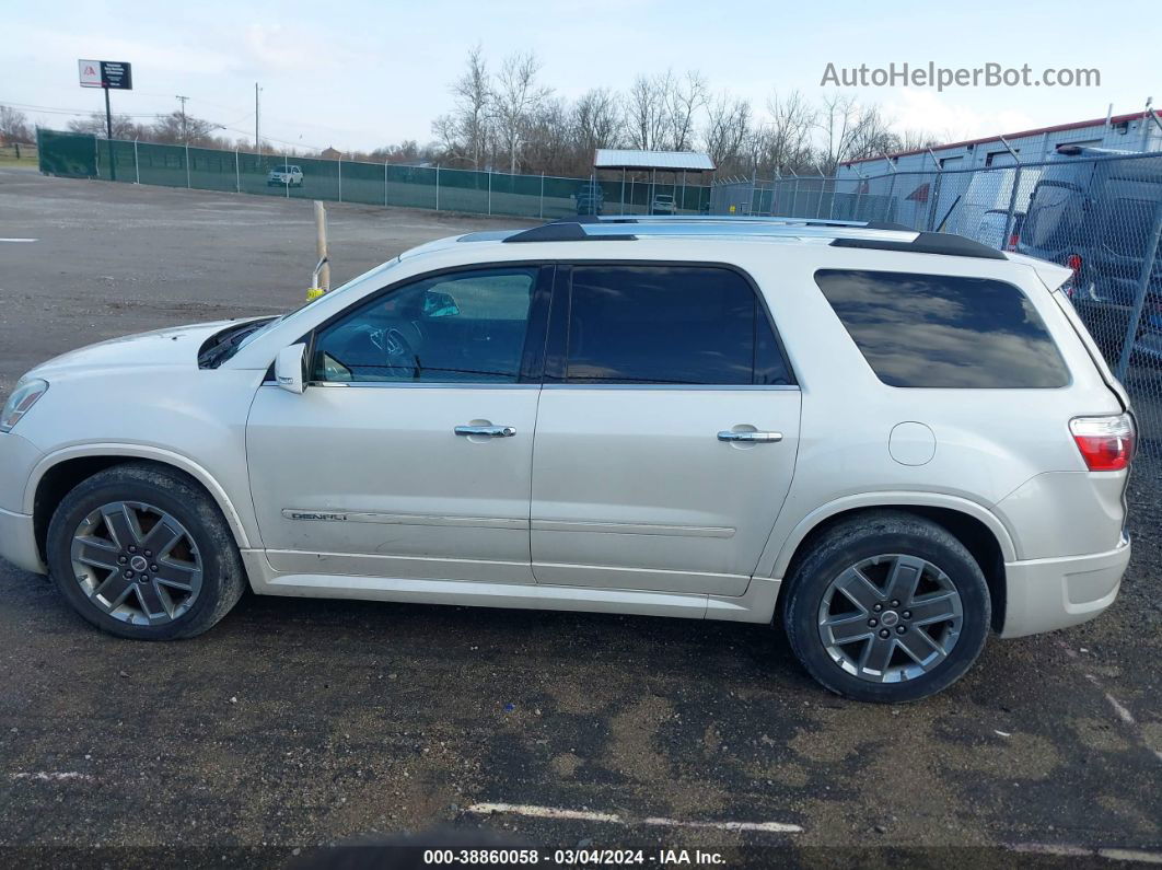 2012 Gmc Acadia Denali Белый vin: 1GKKRTED8CJ287831