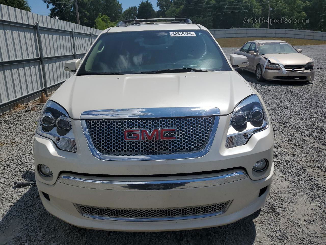 2012 Gmc Acadia Denali White vin: 1GKKRTED8CJ325767