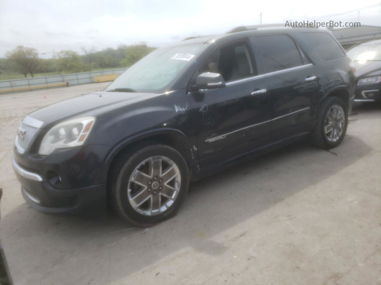 2012 Gmc Acadia Denali Черный vin: 1GKKRTED9CJ233468