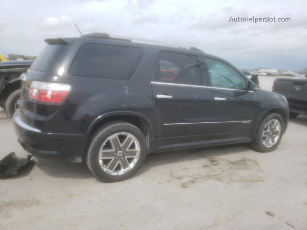 2012 Gmc Acadia Denali Черный vin: 1GKKRTED9CJ233468