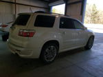 2012 Gmc Acadia Denali White vin: 1GKKRTED9CJ285540