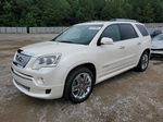 2012 Gmc Acadia Denali White vin: 1GKKRTED9CJ323770