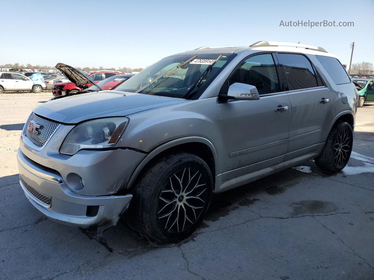 2012 Gmc Acadia Denali Silver vin: 1GKKRTEDXCJ232894