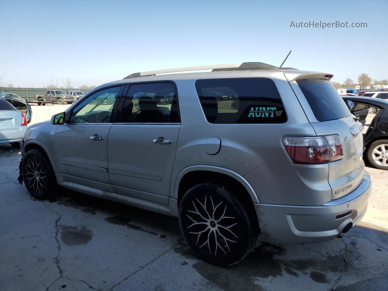 2012 Gmc Acadia Denali Silver vin: 1GKKRTEDXCJ232894