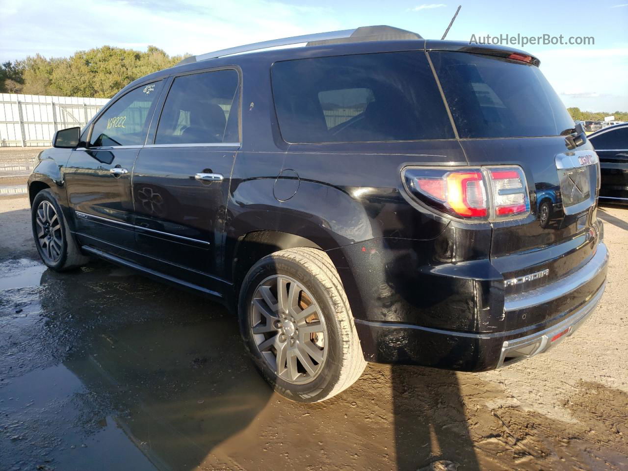 2013 Gmc Acadia Denali Black vin: 1GKKRTKD1DJ186264