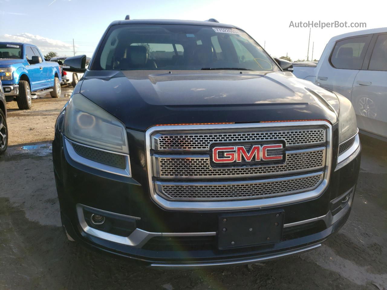 2013 Gmc Acadia Denali Black vin: 1GKKRTKD1DJ186264