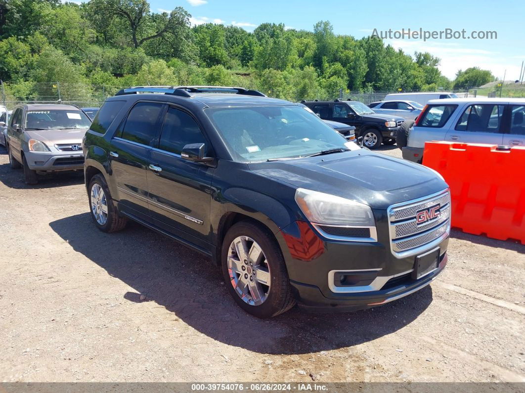 2014 Gmc Acadia Denali Черный vin: 1GKKRTKD1EJ106706