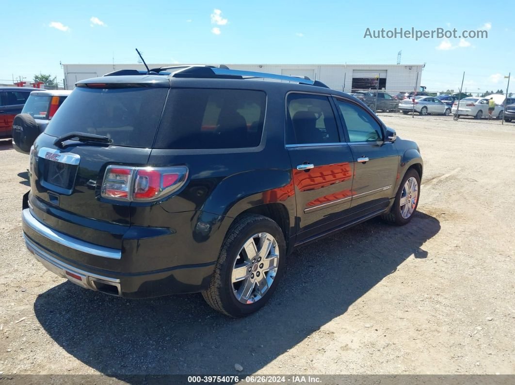 2014 Gmc Acadia Denali Черный vin: 1GKKRTKD1EJ106706