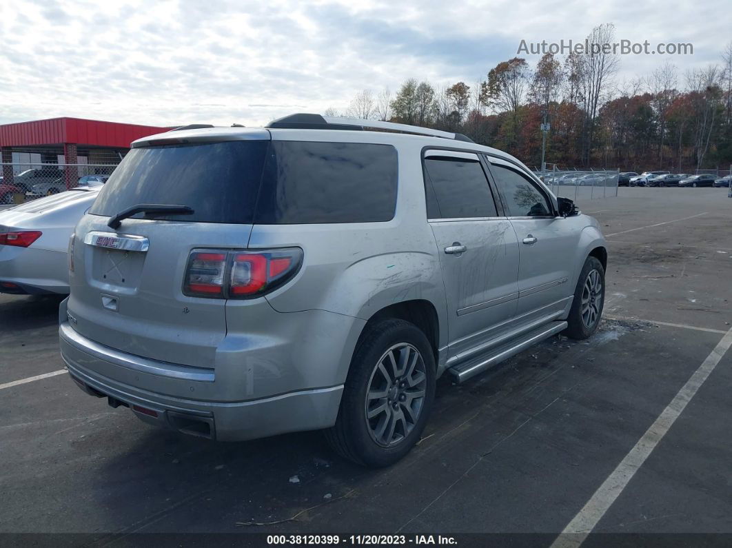 2014 Gmc Acadia Denali Серебряный vin: 1GKKRTKD1EJ121755