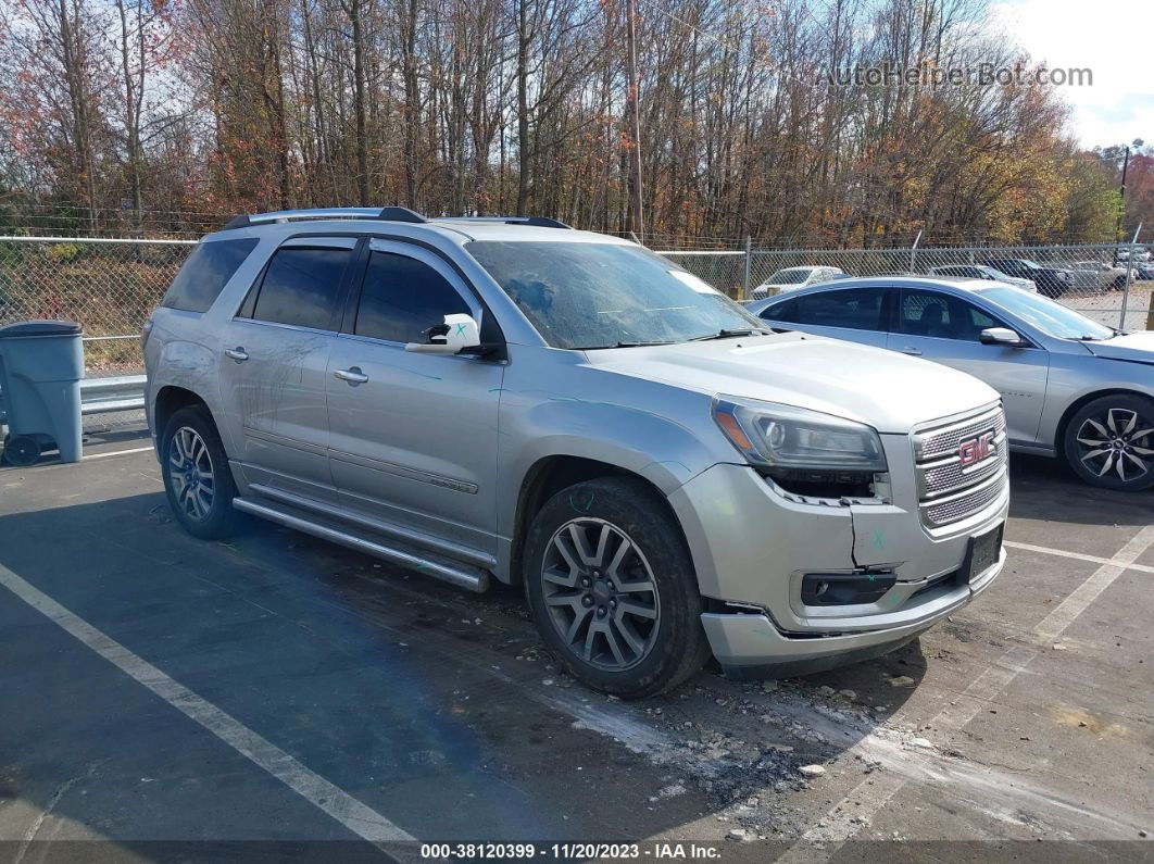 2014 Gmc Acadia Denali Серебряный vin: 1GKKRTKD1EJ121755