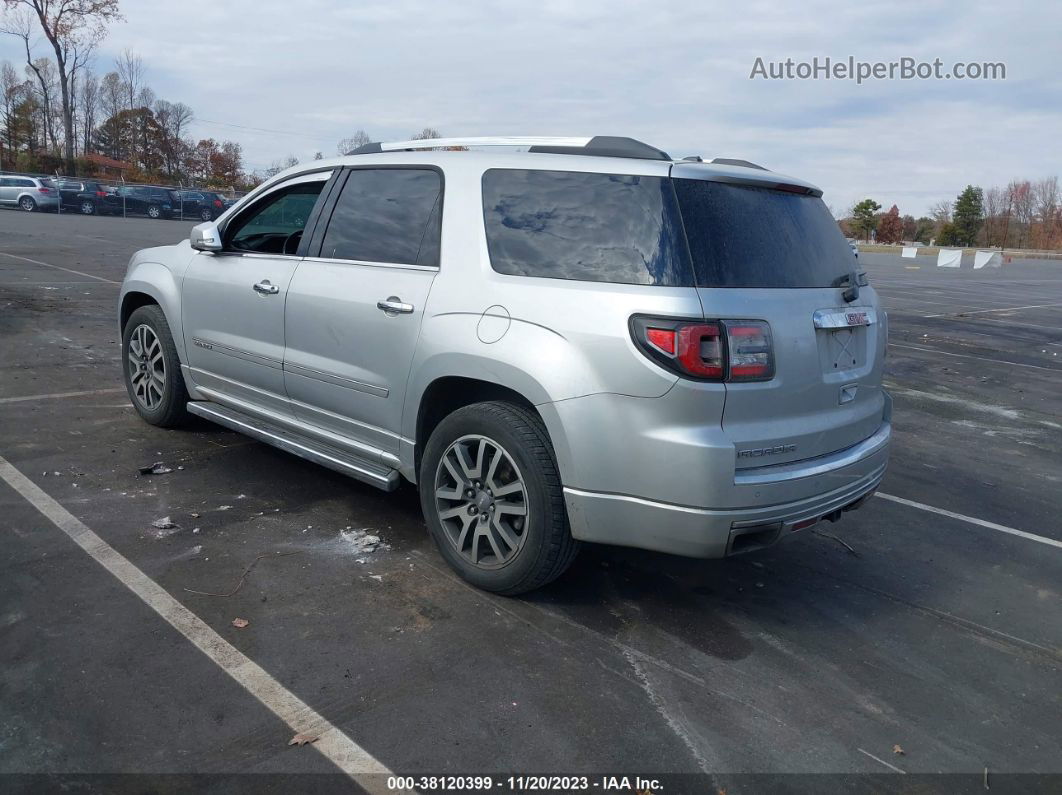 2014 Gmc Acadia Denali Серебряный vin: 1GKKRTKD1EJ121755