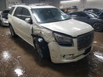 2014 Gmc Acadia Denali White vin: 1GKKRTKD1EJ314987