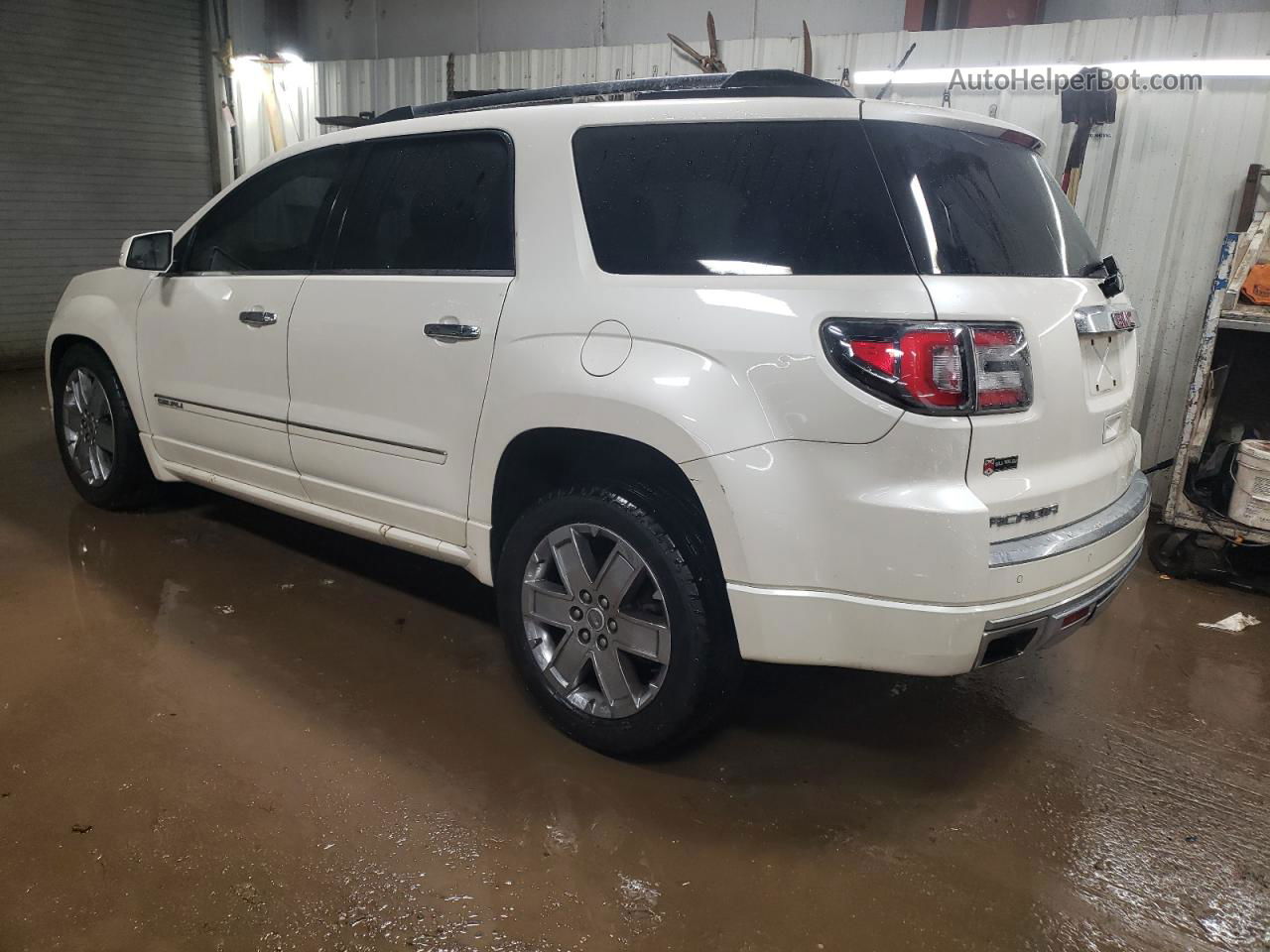 2014 Gmc Acadia Denali Белый vin: 1GKKRTKD1EJ314987