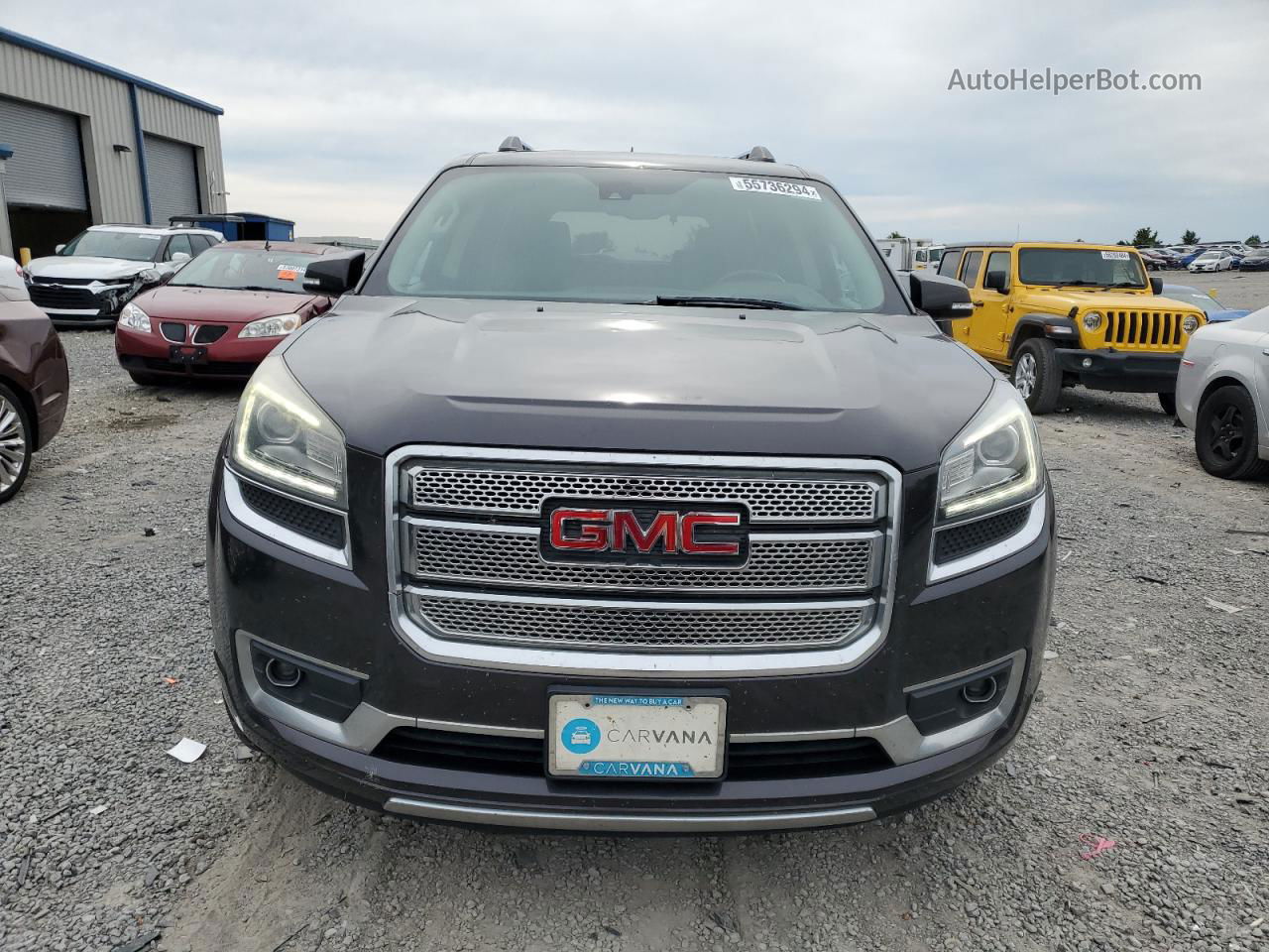 2014 Gmc Acadia Denali Black vin: 1GKKRTKD2EJ268523