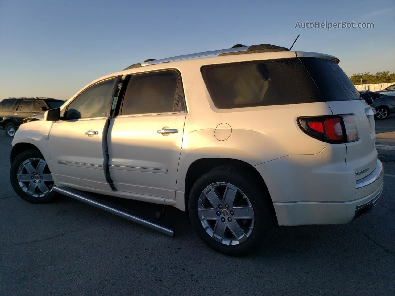 2015 Gmc Acadia Denali White vin: 1GKKRTKD2FJ109258