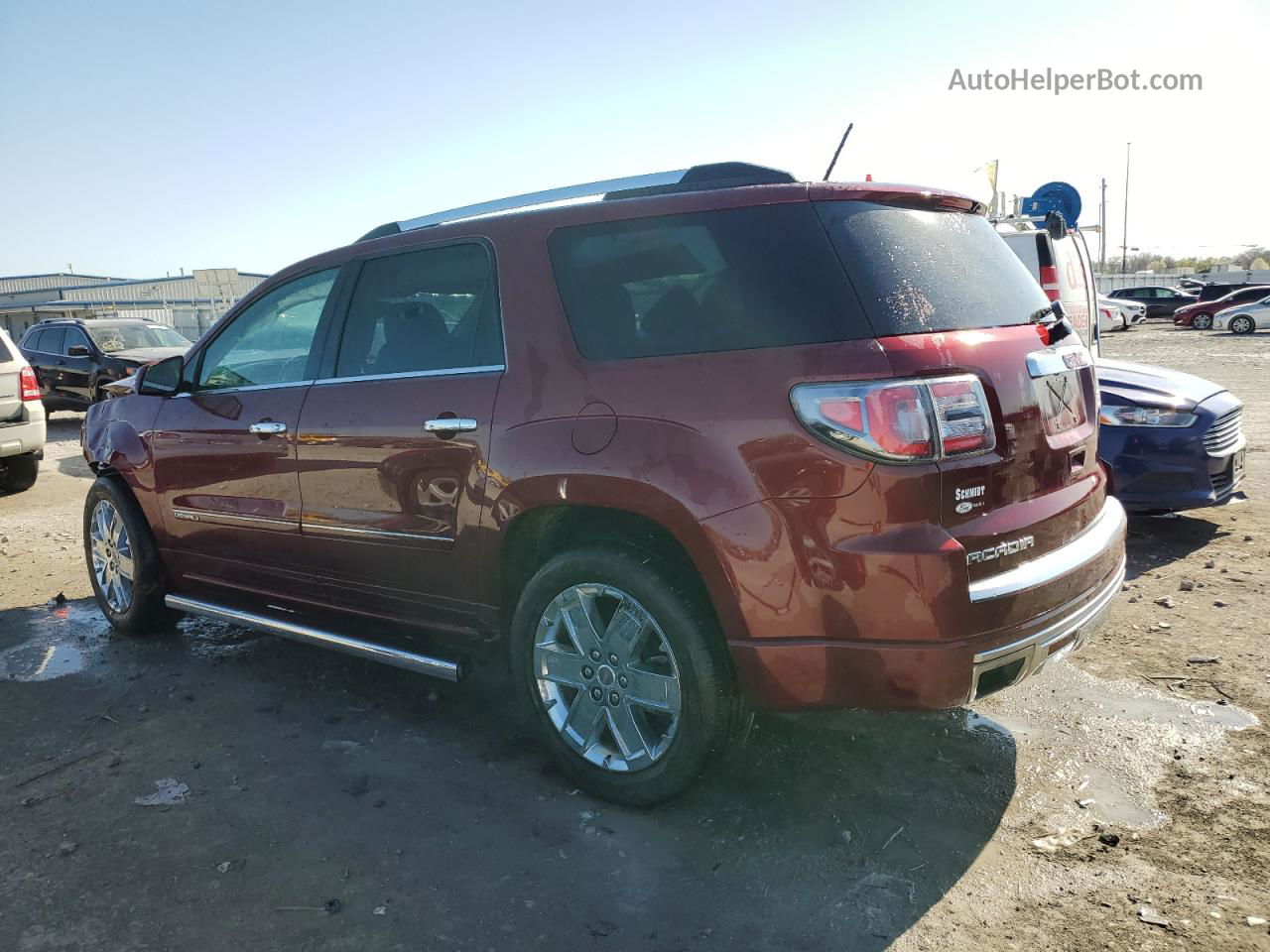 2015 Gmc Acadia Denali Burgundy vin: 1GKKRTKD2FJ148030