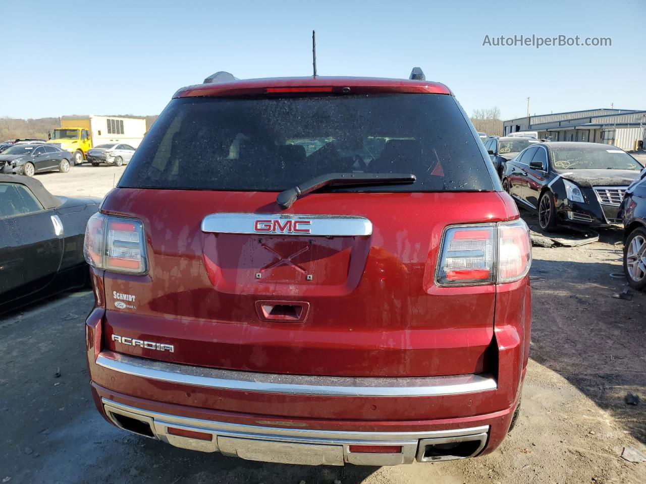 2015 Gmc Acadia Denali Burgundy vin: 1GKKRTKD2FJ148030