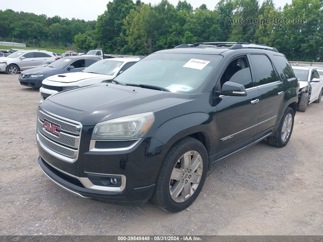 2013 Gmc Acadia Denali Black vin: 1GKKRTKD3DJ182121