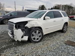 2013 Gmc Acadia Denali White vin: 1GKKRTKD3DJ202562