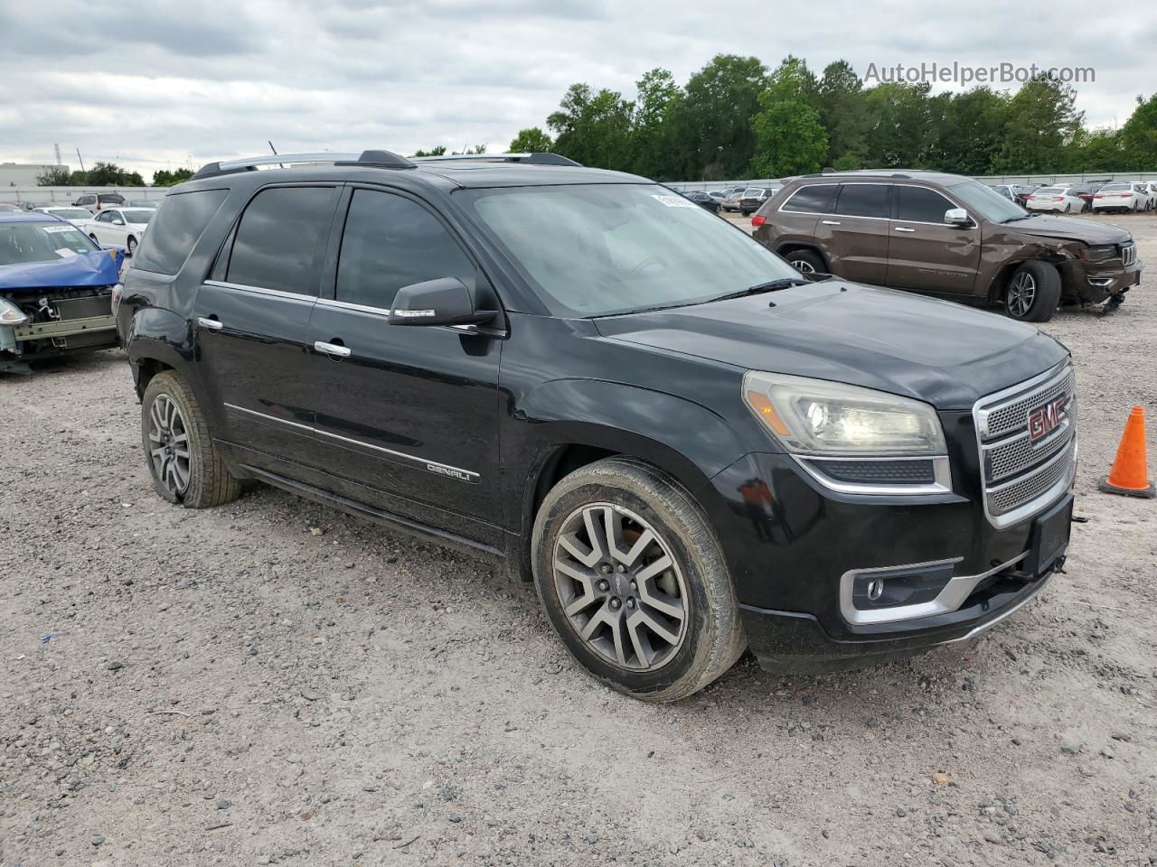 2013 Gmc Acadia Denali Black vin: 1GKKRTKD4DJ209908