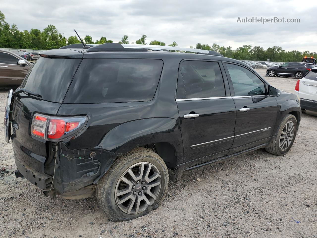 2013 Gmc Acadia Denali Черный vin: 1GKKRTKD4DJ209908