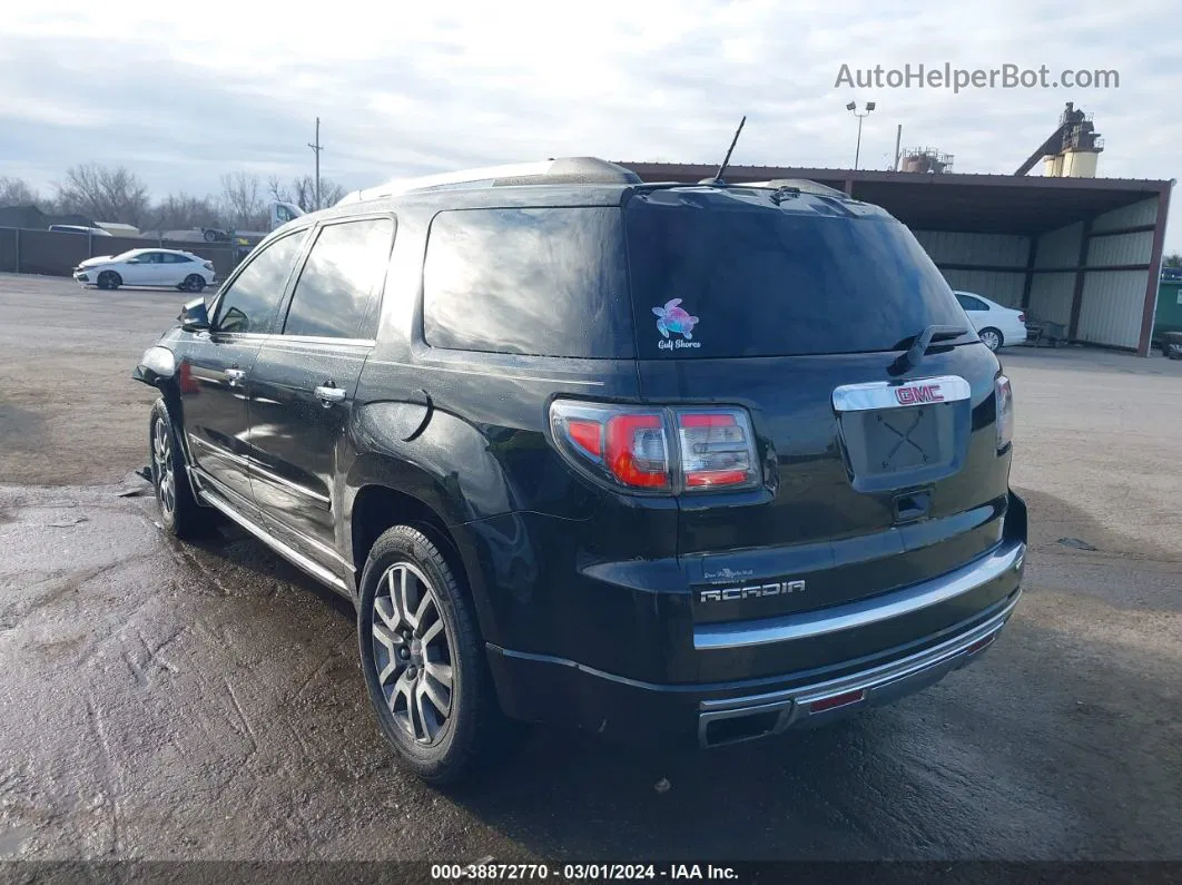 2014 Gmc Acadia Denali Black vin: 1GKKRTKD4EJ110541