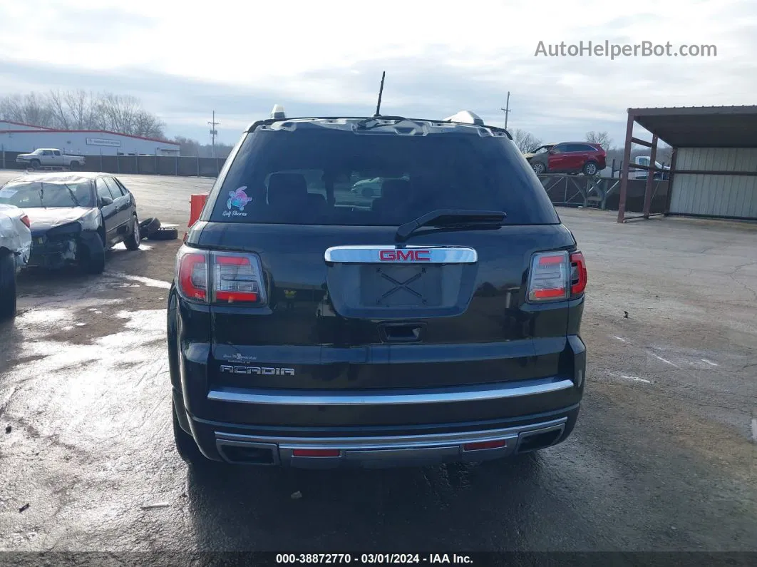 2014 Gmc Acadia Denali Черный vin: 1GKKRTKD4EJ110541