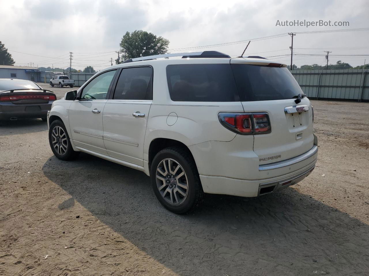 2014 Gmc Acadia Denali White vin: 1GKKRTKD4EJ116209