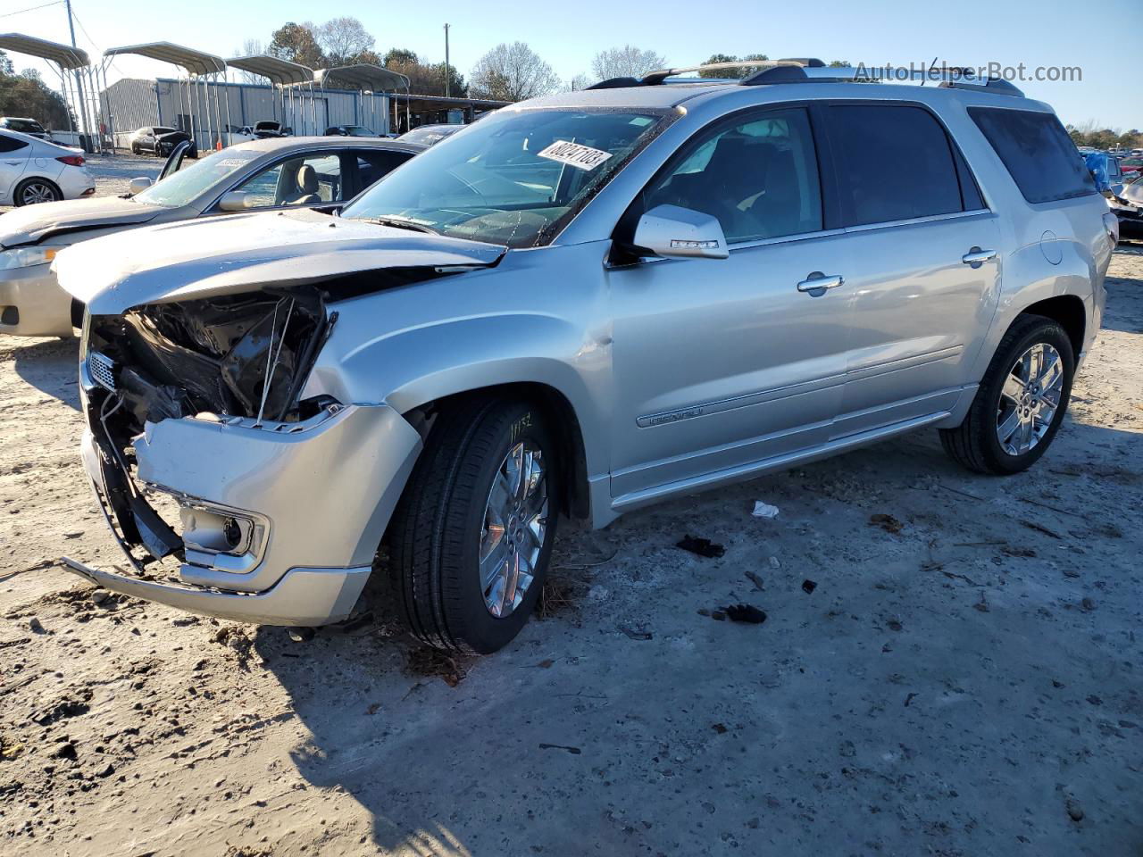 2014 Gmc Acadia Denali Silver vin: 1GKKRTKD4EJ224877