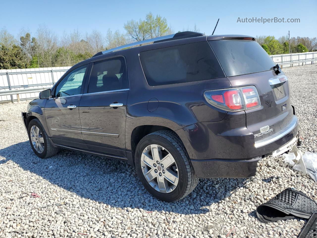 2015 Gmc Acadia Denali Burgundy vin: 1GKKRTKD4FJ378281