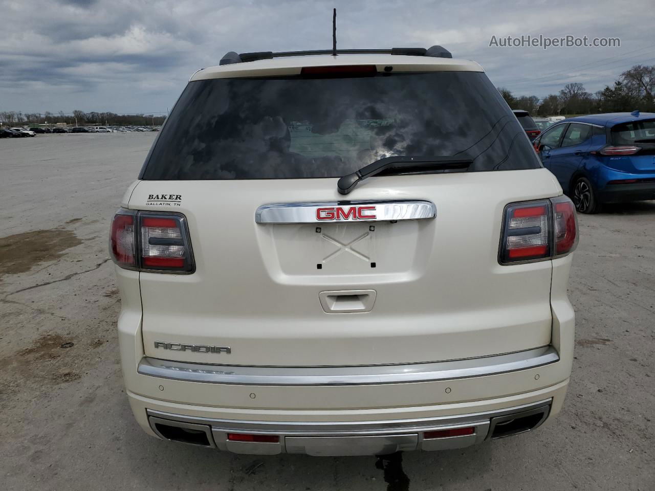 2014 Gmc Acadia Denali Белый vin: 1GKKRTKD5EJ138249