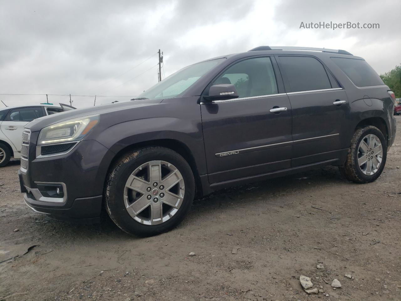 2015 Gmc Acadia Denali Черный vin: 1GKKRTKD5FJ130685