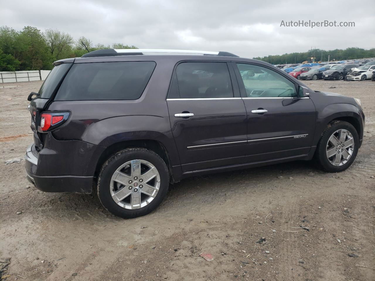 2015 Gmc Acadia Denali Черный vin: 1GKKRTKD5FJ130685