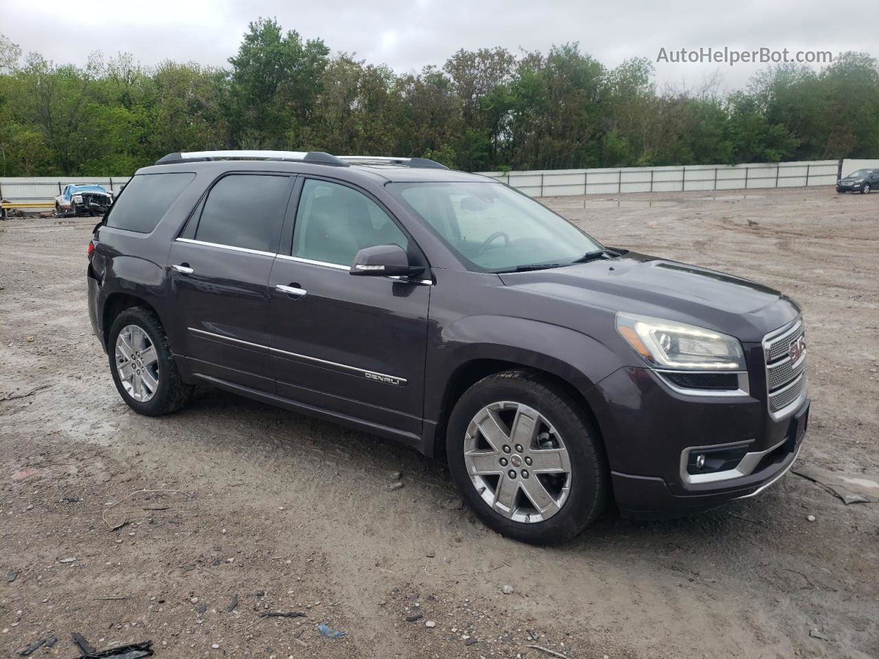 2015 Gmc Acadia Denali Черный vin: 1GKKRTKD5FJ130685