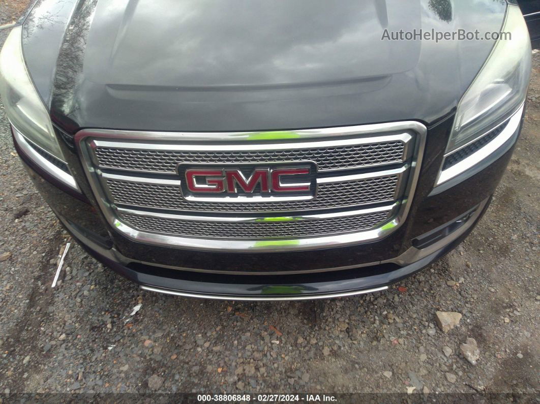 2013 Gmc Acadia Denali Black vin: 1GKKRTKD6DJ201017